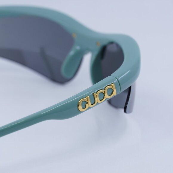 ?️ New Gucci GG1774S 005 Sunglasses - Shiny Mineral Green Frame main image 9